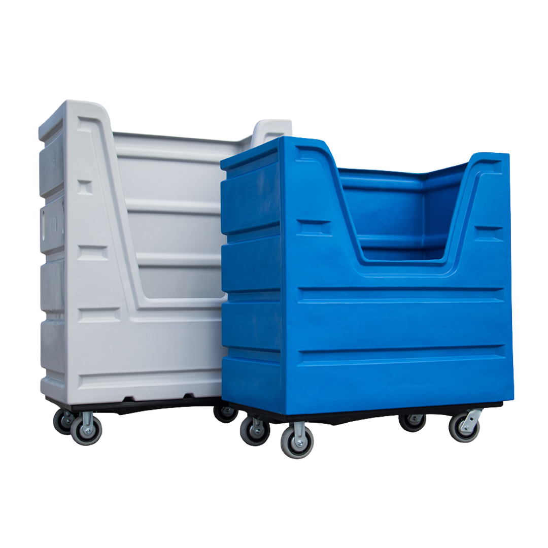 TECHSTAR’STM Bulk Handling StarcartsTM are the perfect combination of accessibility and strength! These carts are designed to be tough under any condition with heavy ribbing and an extra rugged moul